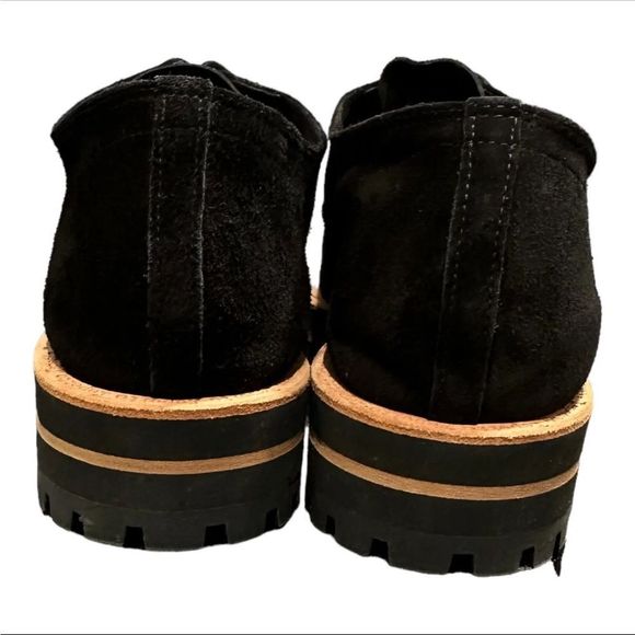 Repetto Light Oxfords Cuir Veritable Black Suede - Picture 4 of 8